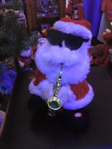 Santa on the sax